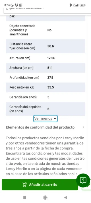 Termo eléctrico Ariston Velis Pro 100L Blanco