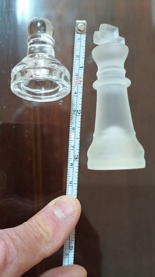 Juego de Ajedrez de Cristal Elegante