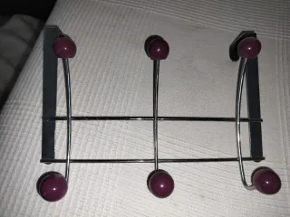 Perchero de puerta con 6 ganchos