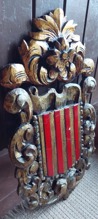 Escudo madera Catalunya