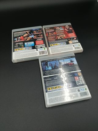 Lote 3 juegos PS3: UFC, WWE 2K15, GTA V