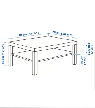 Mesa de centro salón