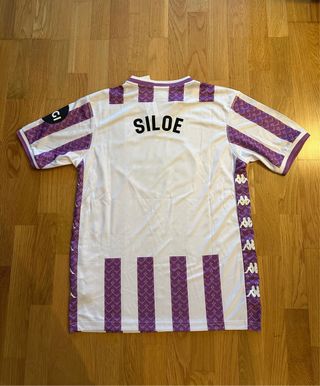 Camiseta Kappa Morada y Blanca Talla M