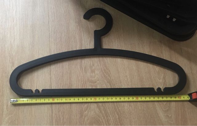 Lote 10 Perchas IKEA Hemlis Negras