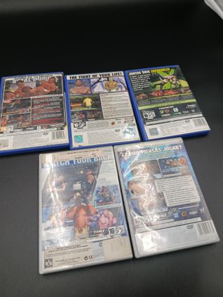 Lote 5 Juegos WWE SmackDown PS2