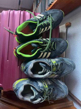 Zapatillas Adidas Trail Running Negro/Verde