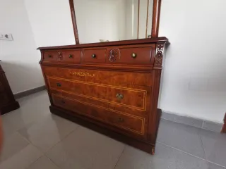 Armario 6 puertas, tocador y 2 mesitas de noche