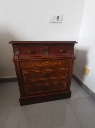 Armario 6 puertas, tocador y 2 mesitas de noche