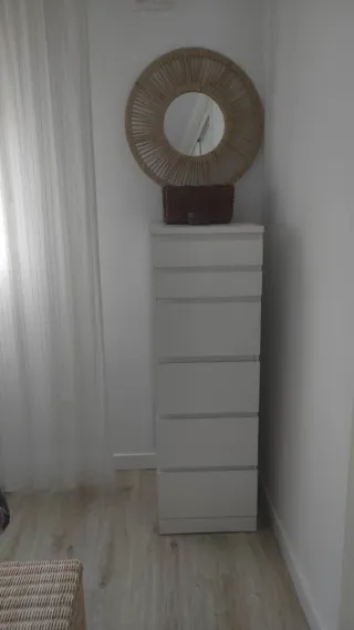 Cómoda MALM 6 cajones blanca