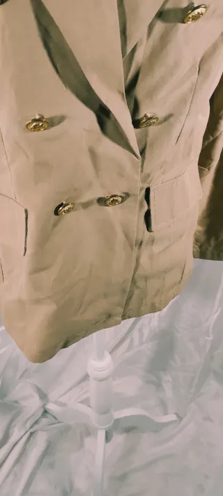 Americana/Blazer Talla S Camel clásica vintage