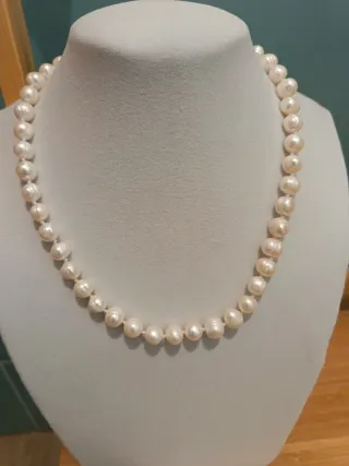 Collana di perle barocche naturali