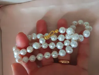 Collana di perle barocche naturali