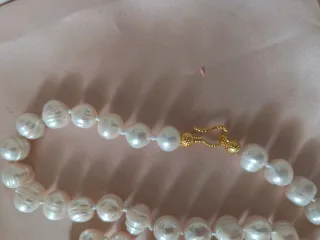 Collana di perle barocche naturali