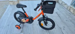 Bicicleta infantil Btwin naranja