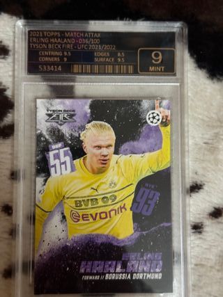 Carta Erling Haaland 036/100 Mint 9