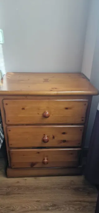 Conjunto Muebles Madera Maciza