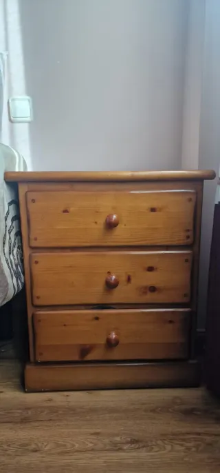 Conjunto Muebles Madera Maciza