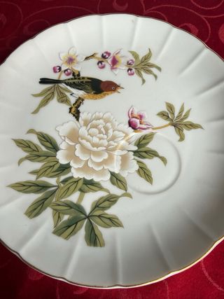 Juego 4 Platos Jardín Chino Sheffield Años 70