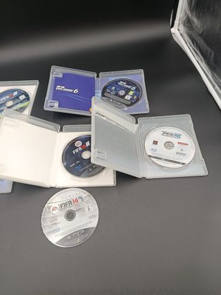 Lote 5 Juegos PS3: FIFA, PES, Gran Turismo