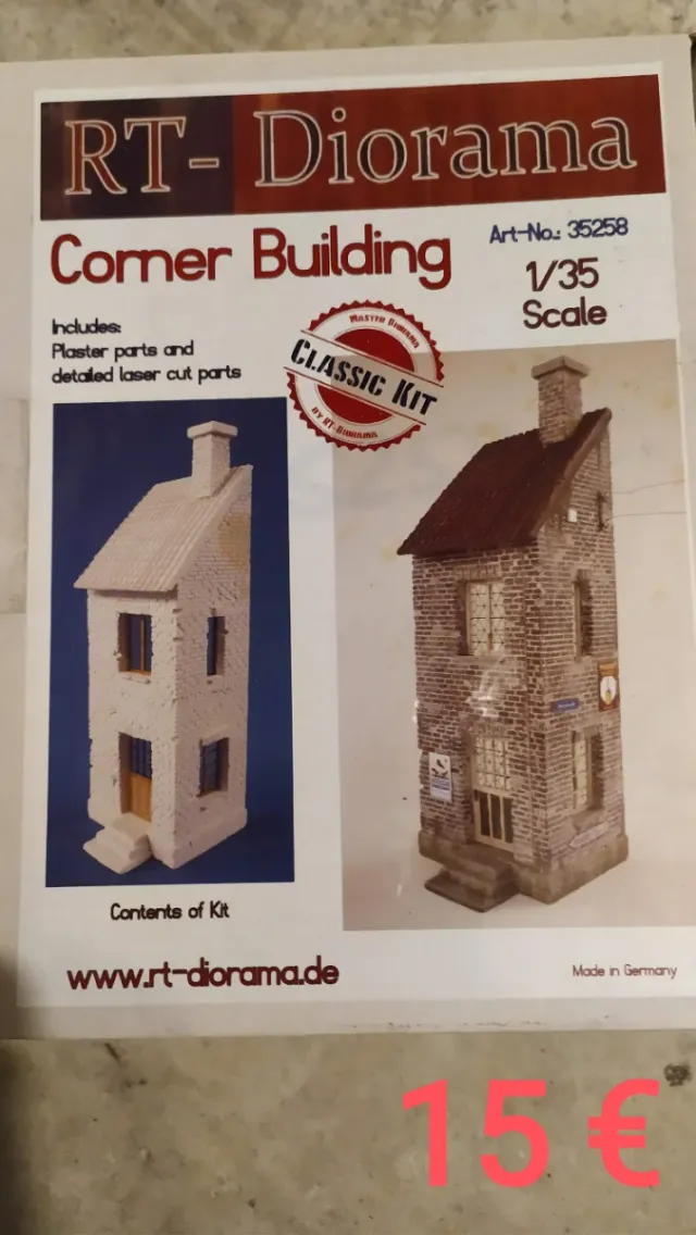 Maqueta RT-Diorama Corner Building 1:35