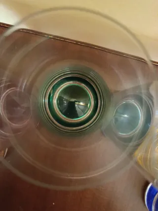 Set 6 Vasos Cristal Bohemia Colores