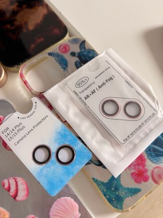 Fundas iPhone 15 + protector de pantalla y cámara