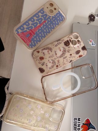 Cover iPhone 15 + protezione per schermo e fotocamera