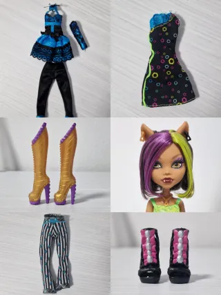 Lote di Abbigliamento e Accessori Monster High Riservato