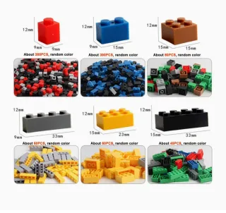 500 Piezas Bloques de Construcción Compatible Lego