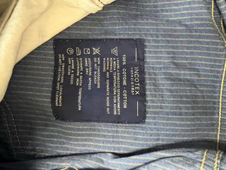 Pantaloni uomo a righe blu