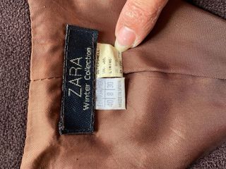Chaqueta Zara burdeos oscuro