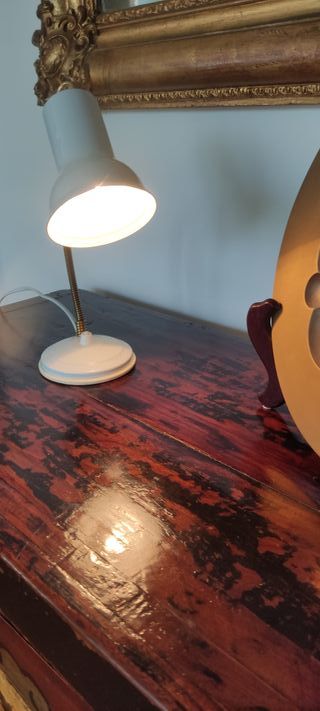 Lampada da Tavolo Vintage Anni '60 Ottone e Smalto