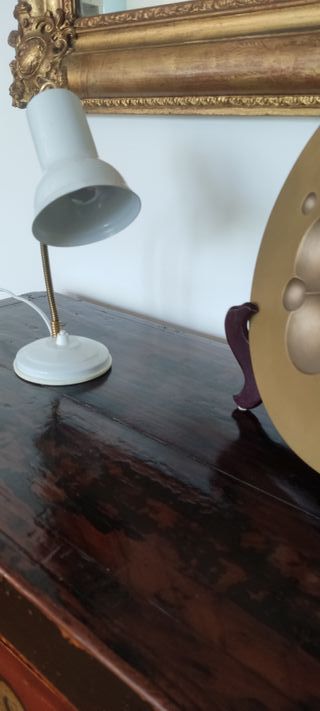 Lampada da Tavolo Vintage Anni '60 Ottone e Smalto