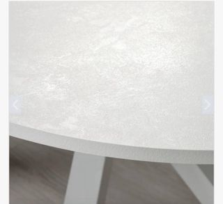 Mesa comedor ovalada blanca 6 personas