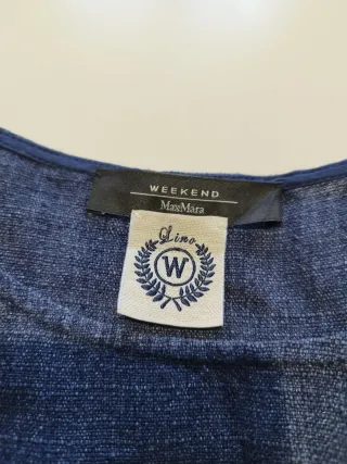 Abito in lino Weekend Max Mara blu