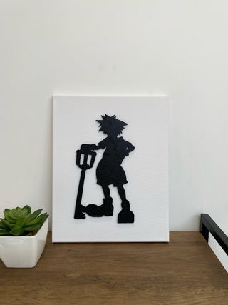 Cuadro 3D Sora Kingdom Hearts