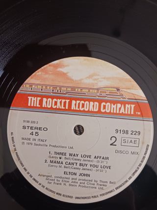 Elton John LP The Thom Bell Sessions '77