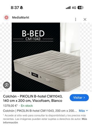 Oportunidad Cama completa Pikolin