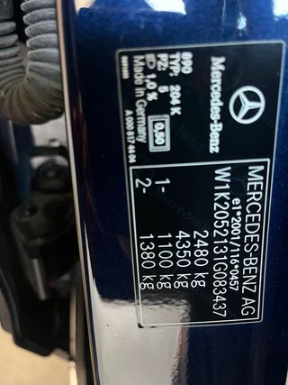 Mercedes C 300 ed-- híbrido.- 150.000 kms.