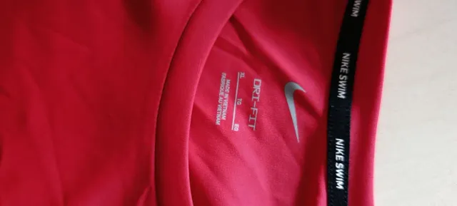 Camiseta Nike Swim Dri Fit Hombre Roja