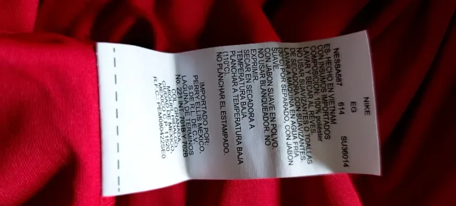 Camiseta Nike Swim Dri Fit Hombre Roja