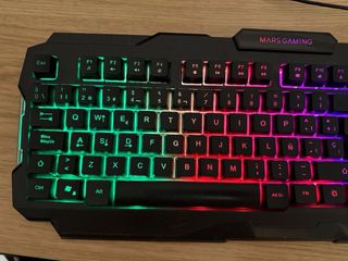 Teclado Gaming RGB Mars Gaming