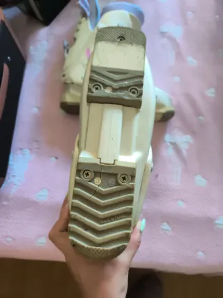 Botas de esquí Salomon color crema