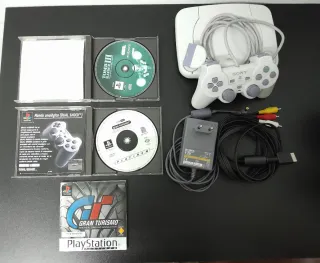 Consola PlayStation One Sony Blanca + Juegos