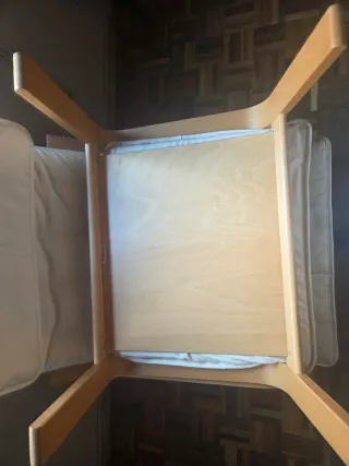 Sillón Poäng beige y madera