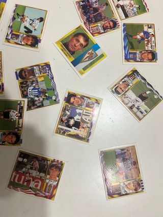 Cromos de fútbol antiguos