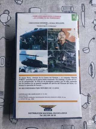 Película VHS Tiger Force Commando