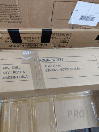 Tavolo consolle con base in metallo - Tribesigns