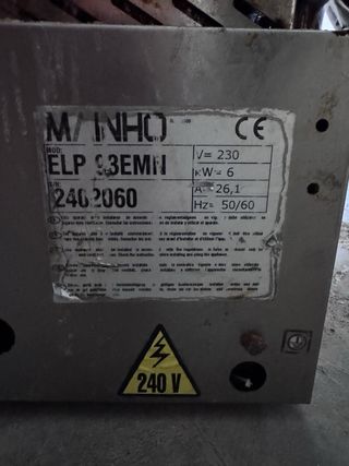 Plancha Industrial Eléctrica Mainho 90x50