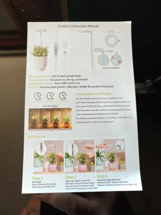 Luz LED para plantas - Circular